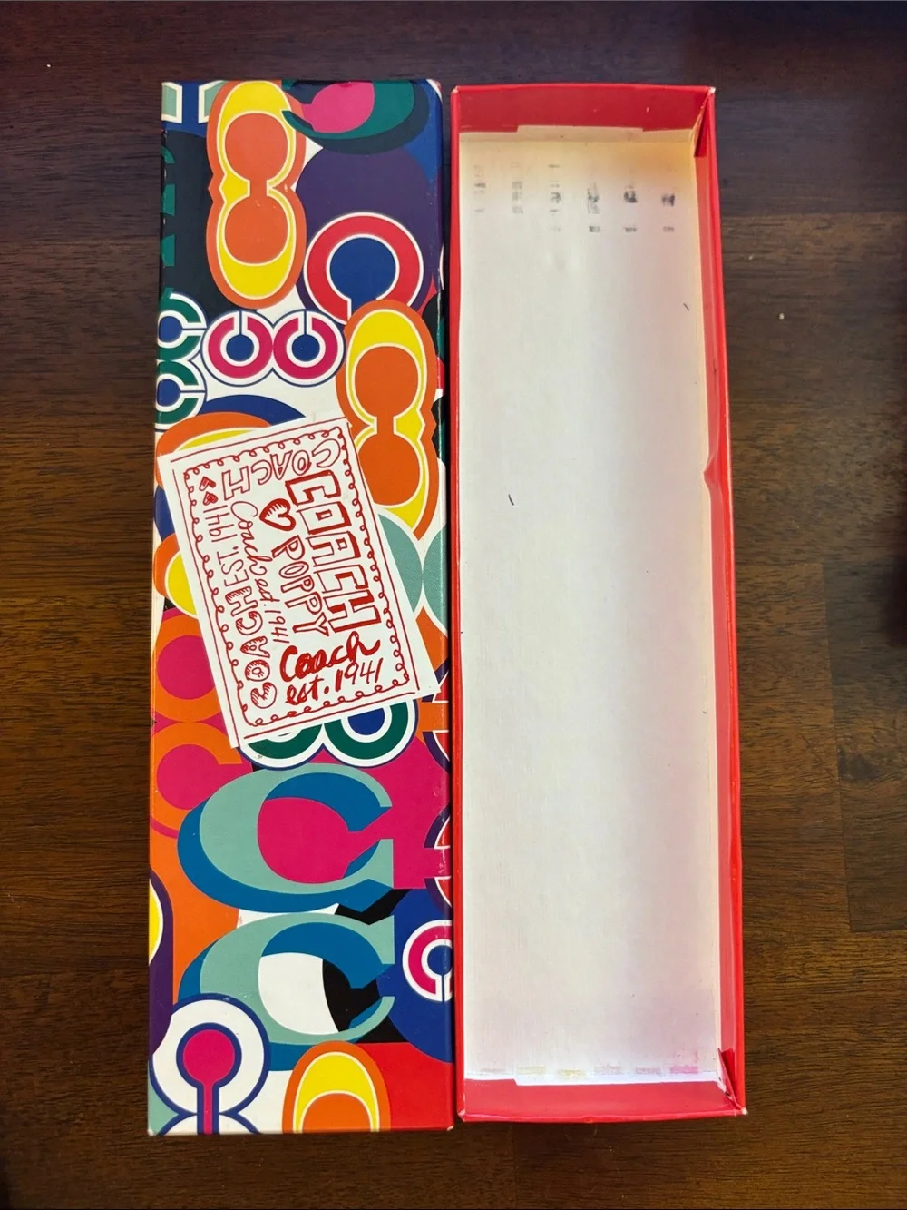 Coach Colorful Poppy Pencil Set - Red, Purple, Orange, Pink, Green, Yellow